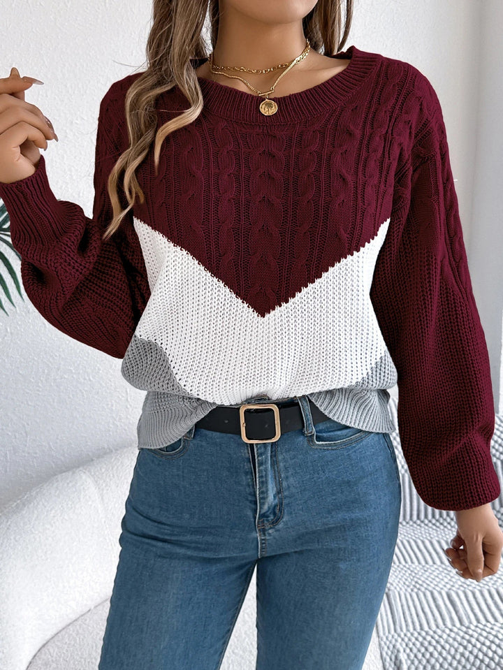 Flora | Chevron Stitch Pullover 6