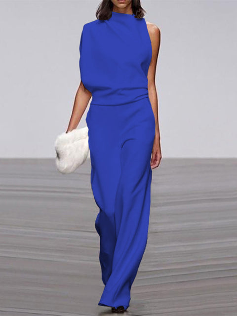 Gabriele | Trendy Sleeveless Wide-Leg Summer Jumpsuit 4