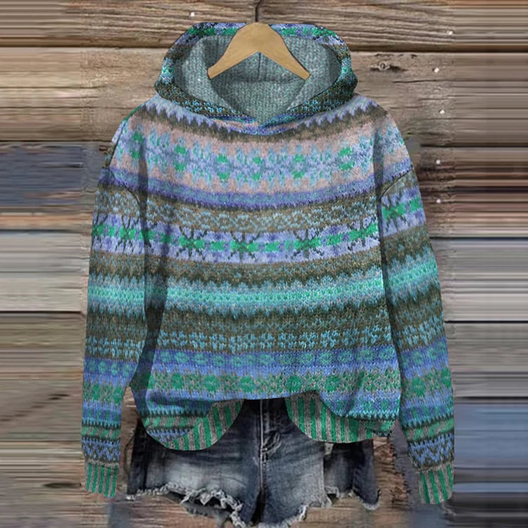 Gabrielle | Ethnic Retro Hoodie 2