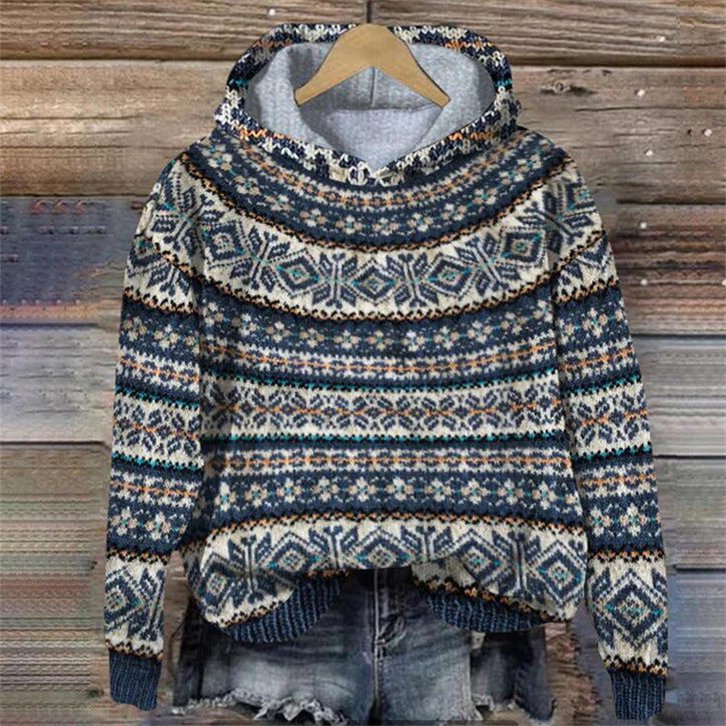 Gabrielle | Ethnic Retro Hoodie 8