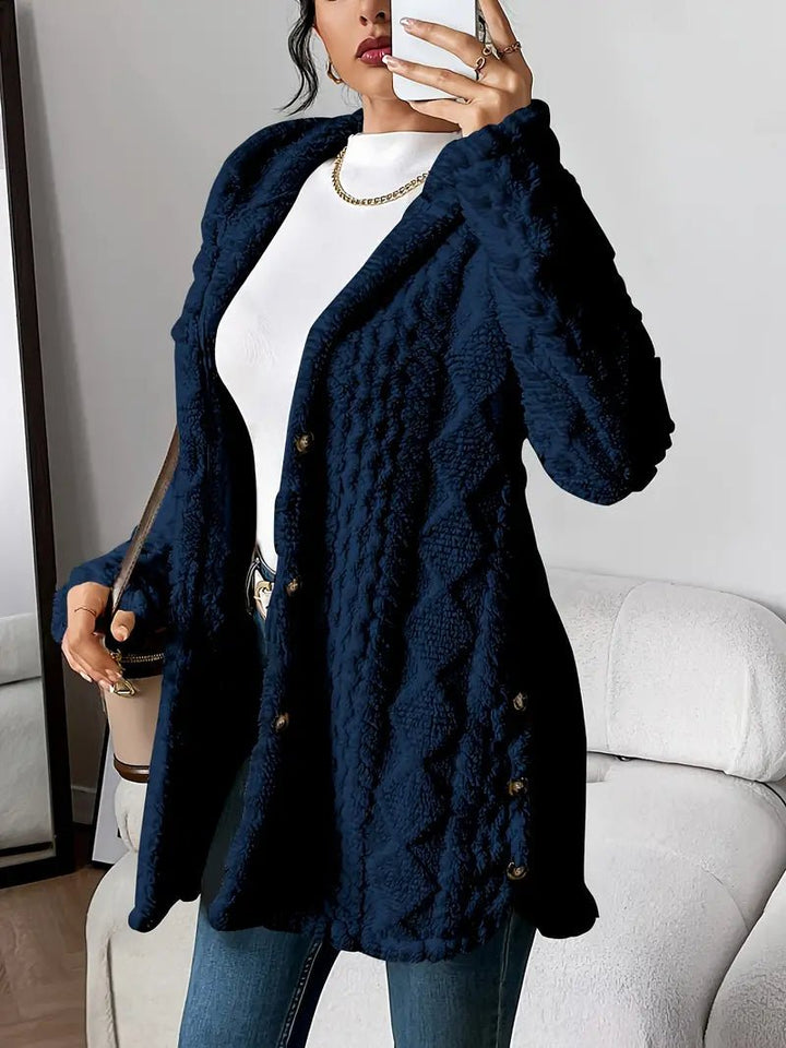 Grace | Plush Hooded Longline Cardigan 6