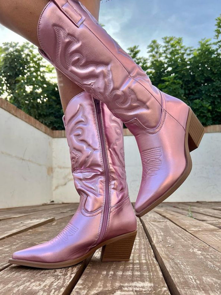 Gracie | Metallic Design Cowboy Boots for Women 5