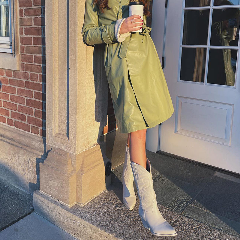 Greta | Glamorous Metallic Style Western Cowboy Boots 3