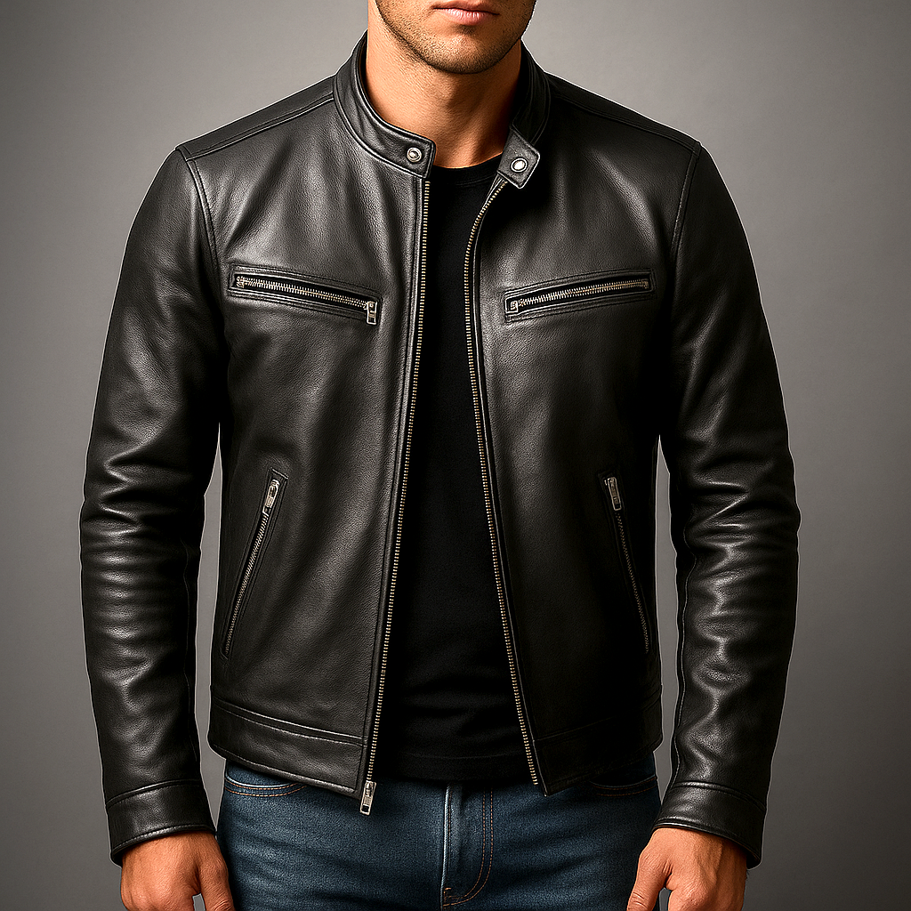 Henry | Vintage Premium Leather Jacket for Men 6