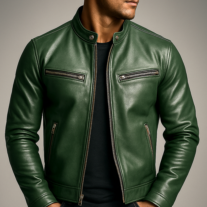 Henry | Vintage Premium Leather Jacket for Men 7