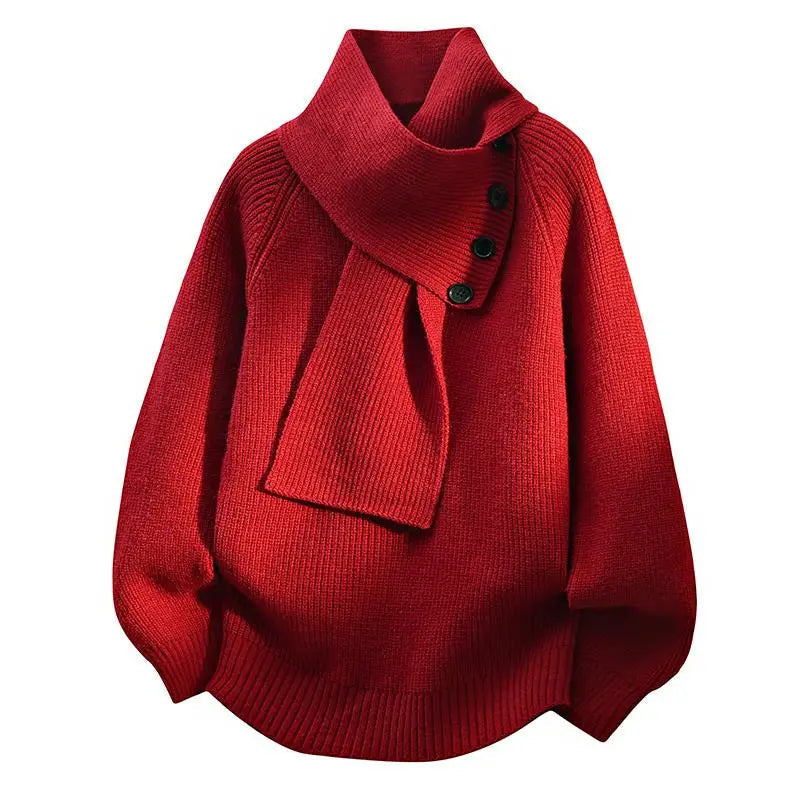 Imogen | Cozy Scarf-Neck Sweater 2