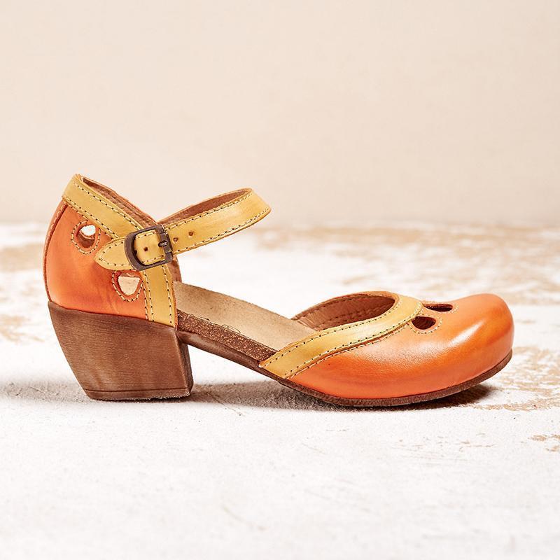 Iris | Low-Heel Orthopedic Support Strappy Sandals 7
