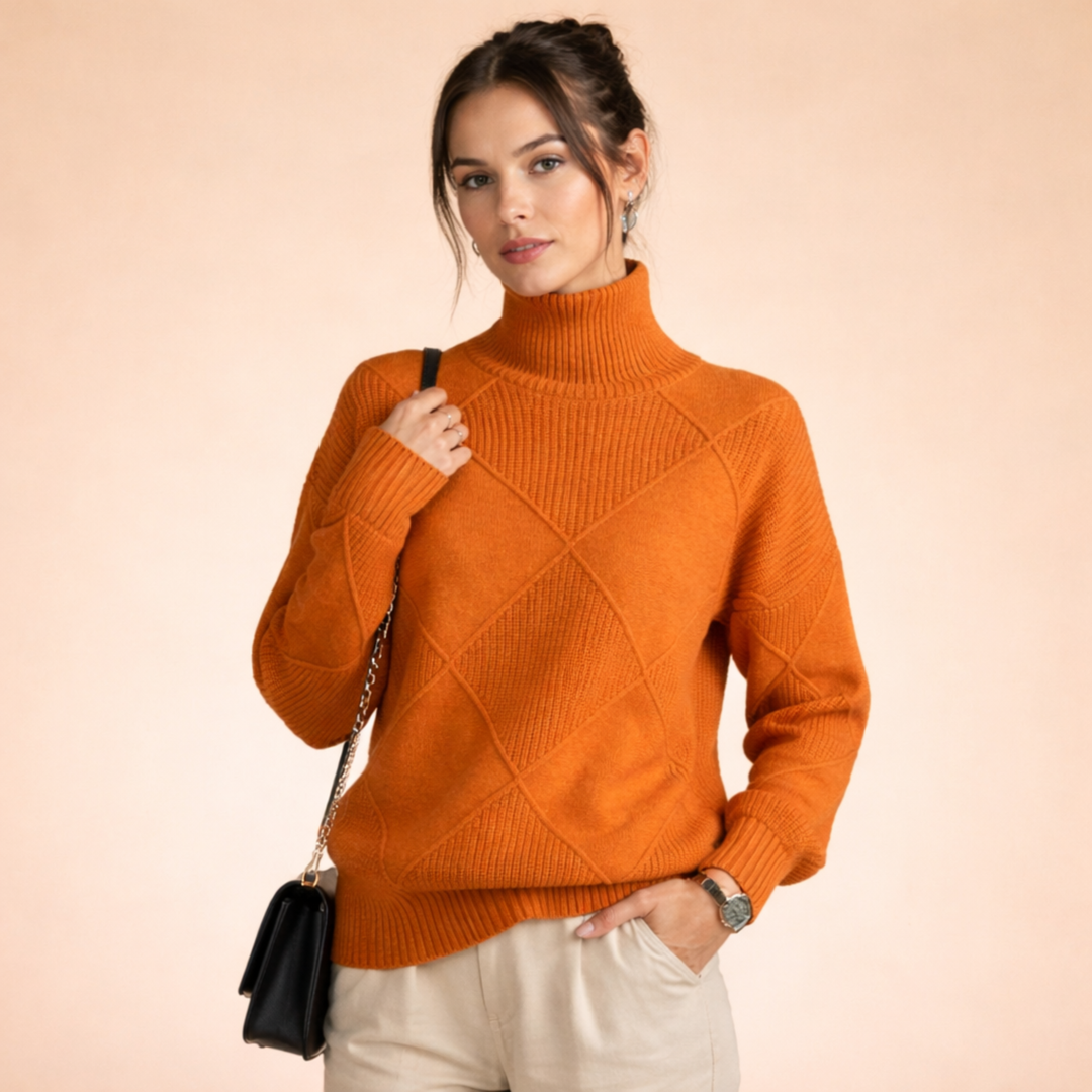 Isabella | Luxurious Cashmere Turtleneck Sweater 1