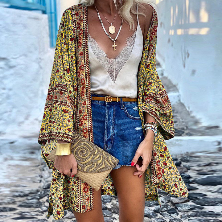 Isabelle | Bohemian Medium-Length Cardigan 9