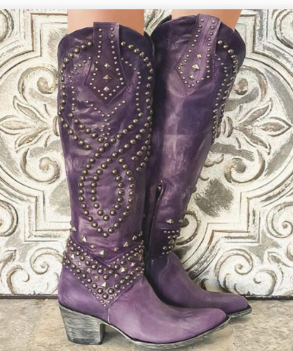 Isla | Stylish Vintage High-Cut Boots 9