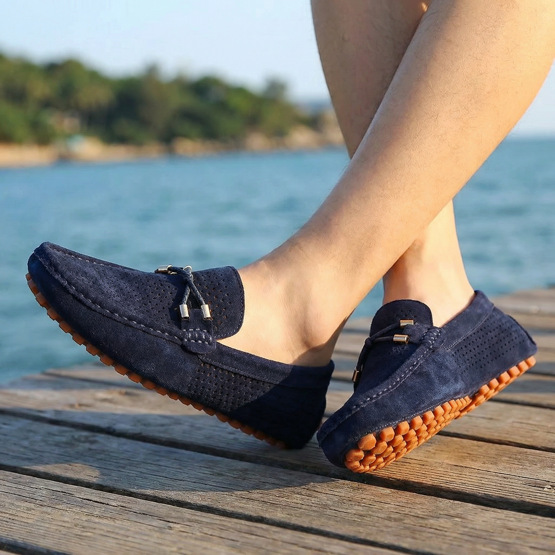 Jack | Premium Perforated Leather Breathable Loafers 1