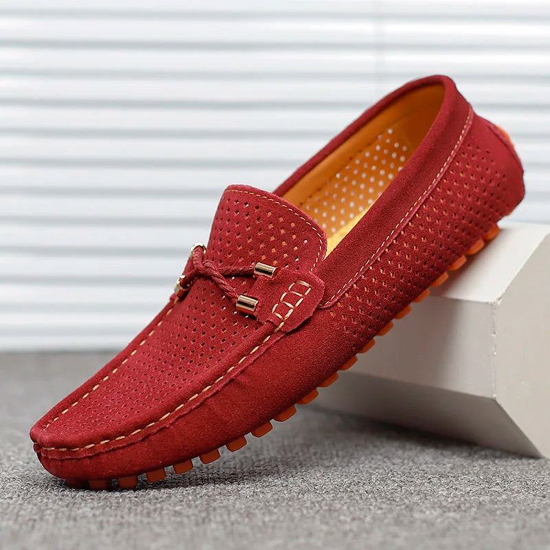 Jack | Premium Perforated Leather Breathable Loafers 11
