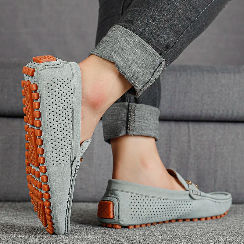 Jack | Premium Perforated Leather Breathable Loafers 4