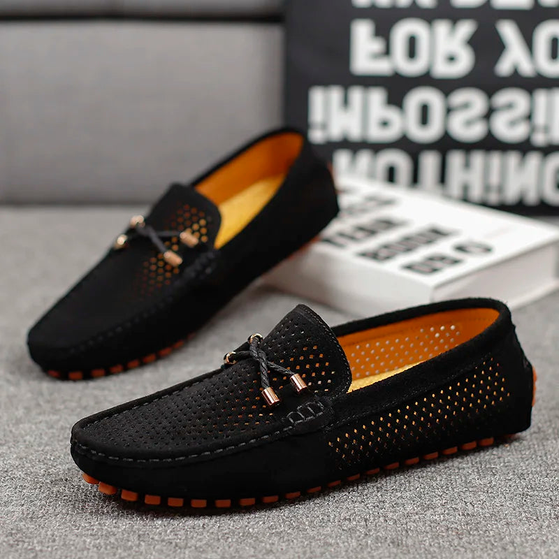 Jack | Premium Perforated Leather Breathable Loafers 7