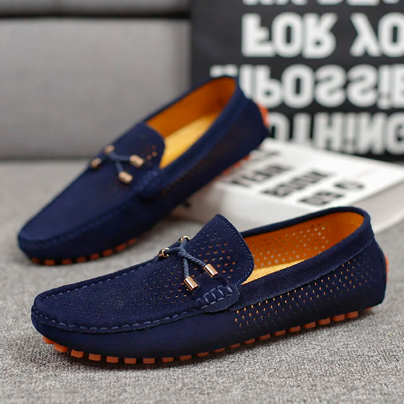 Jack | Premium Perforated Leather Breathable Loafers 8