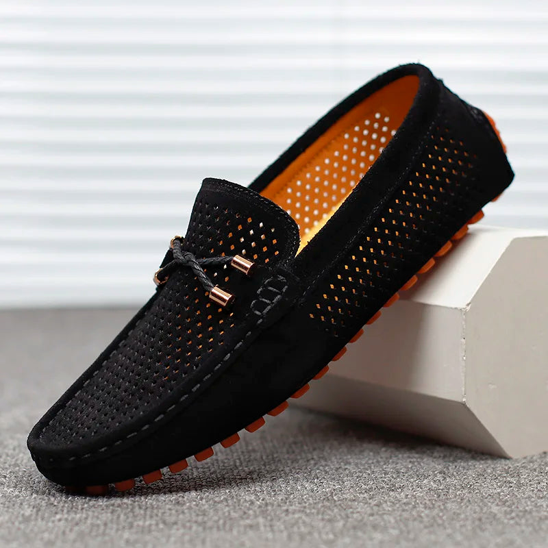 Jack | Premium Perforated Leather Breathable Loafers 9