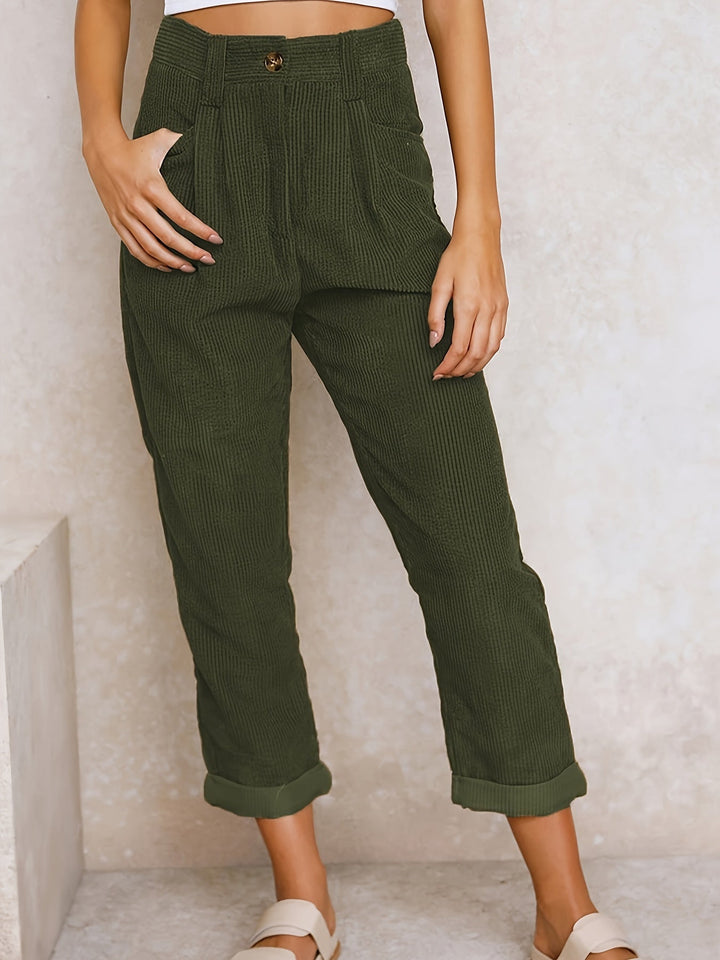 Jane | Corduroy Straight-Leg Trousers 13
