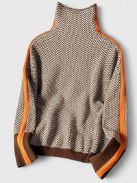 Julia | Comfortable And Stylish Patterned Knit Sweater