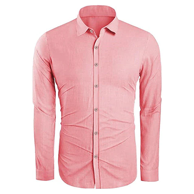 Jaxon | Men's Linen Shirt – Lightweight Cotton Blend, Casual Comfort 3