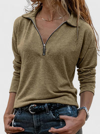Sophia | Casual And Comfortable Zipper Sweatshirt