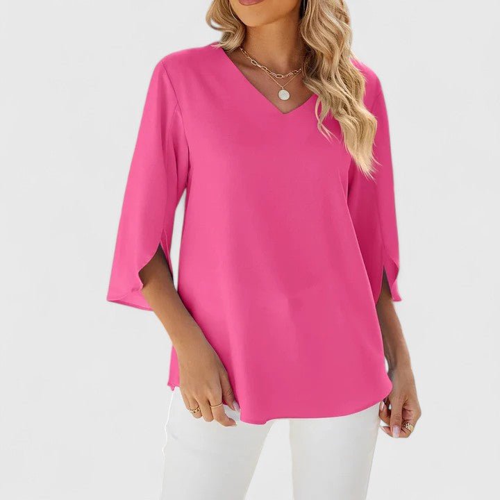 Jessica | Comfortable And Elegant Ruffle Chiffon Blouse 3