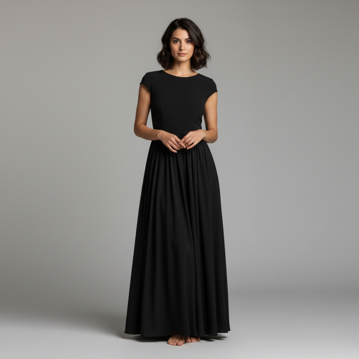 Jessica | Ethereal Flowing Maxi Dress 0