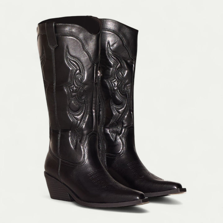 Johanna | Bold and Elegant Western Pointed-Toe Boots 0