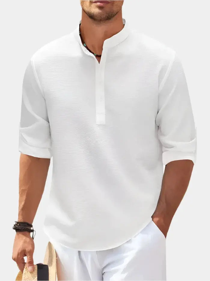 Joren | Men’s Long Sleeve Shirt – Elegant, Comfortable & Versatile White Option Available 2
