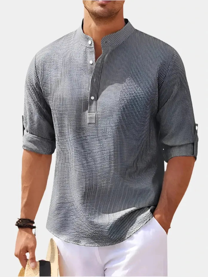 Joren | Men’s Long Sleeve Shirt – Elegant, Comfortable & Versatile White Option Available 4