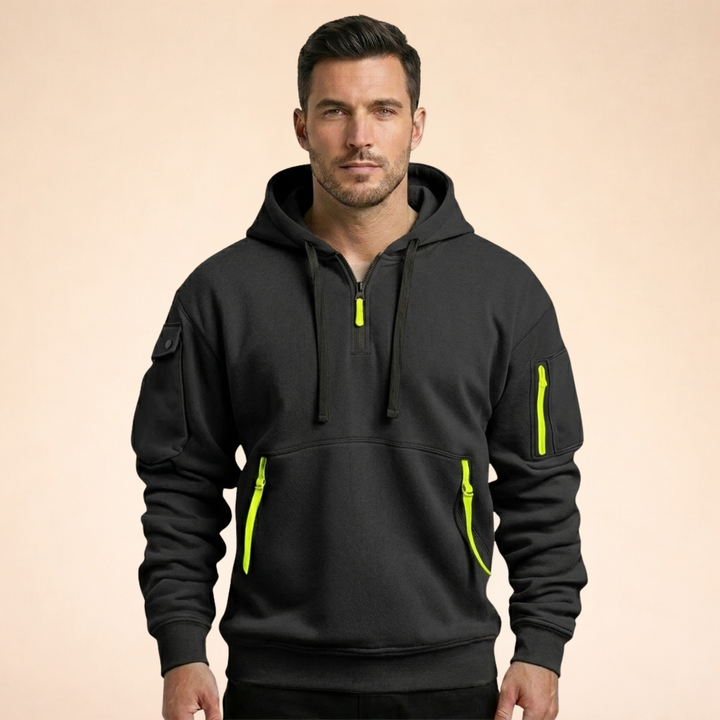 Joseph | Elegant & Breathable Half-Zip Hoodie 0