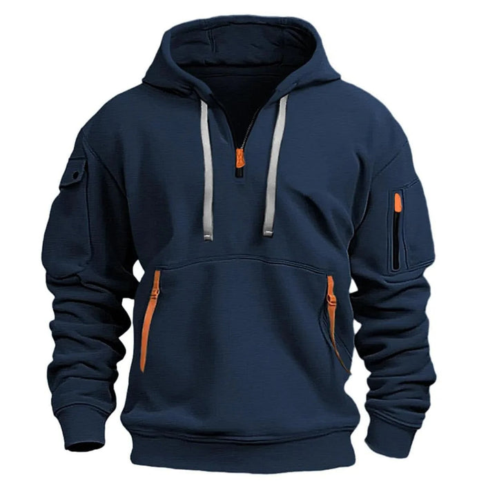 Joseph | Elegant & Breathable Half-Zip Hoodie 8