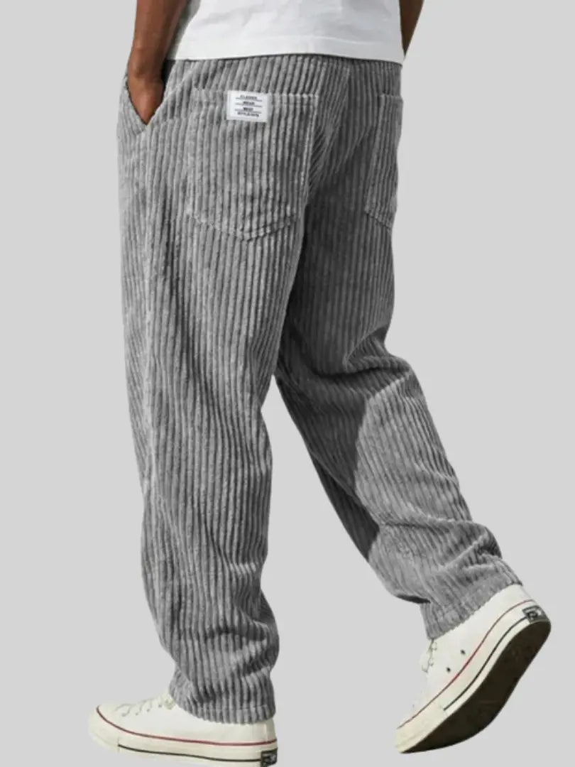 Jovian | Relaxed Fit Men’s Corduroy Trousers – Soft, Comfortable & Stylish Cord Pants 0