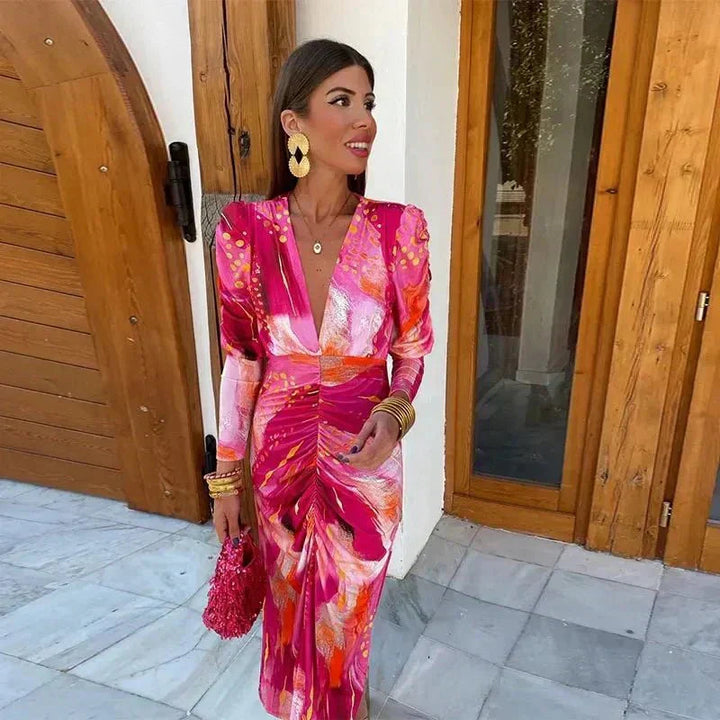 Julia | Sophisticated & Flattering Wrap Wedding Guest Dress 2