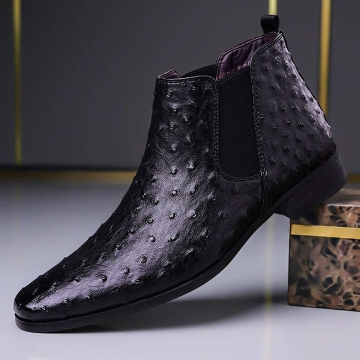 Julian | Exotic Textured Luxury Leather Boots 1