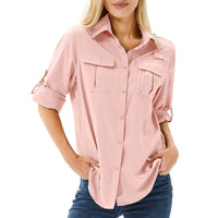 Lucy | Lightweight and Sun Protection Outdoor Hiking Shirt