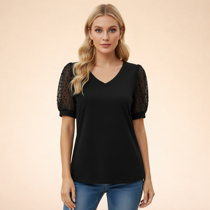 Katja | Lightweight and versatile festive top 2