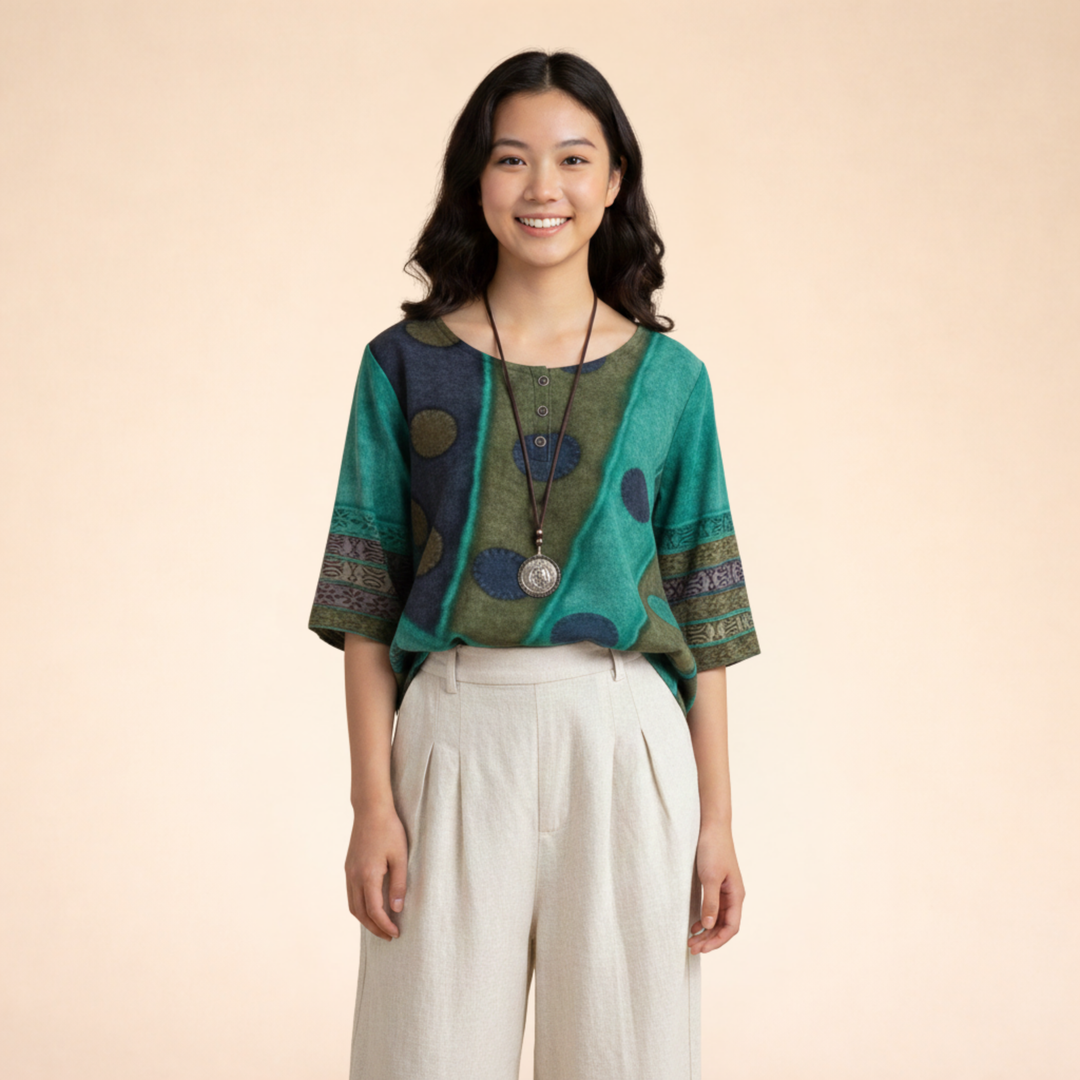 Modern Boho Style Top