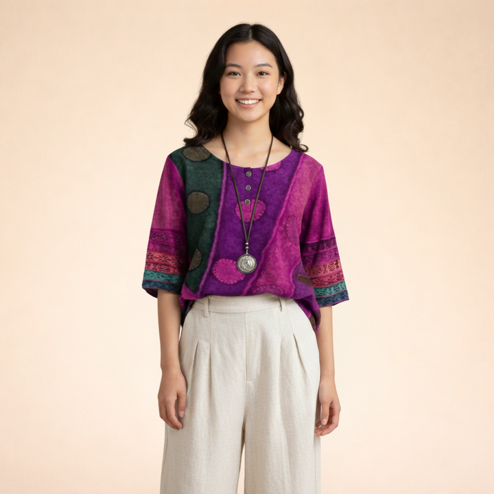 Modern Boho Style Top