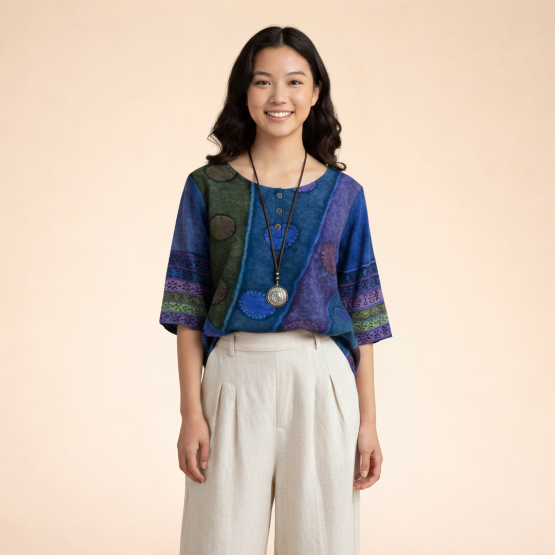 Modern Boho Style Top