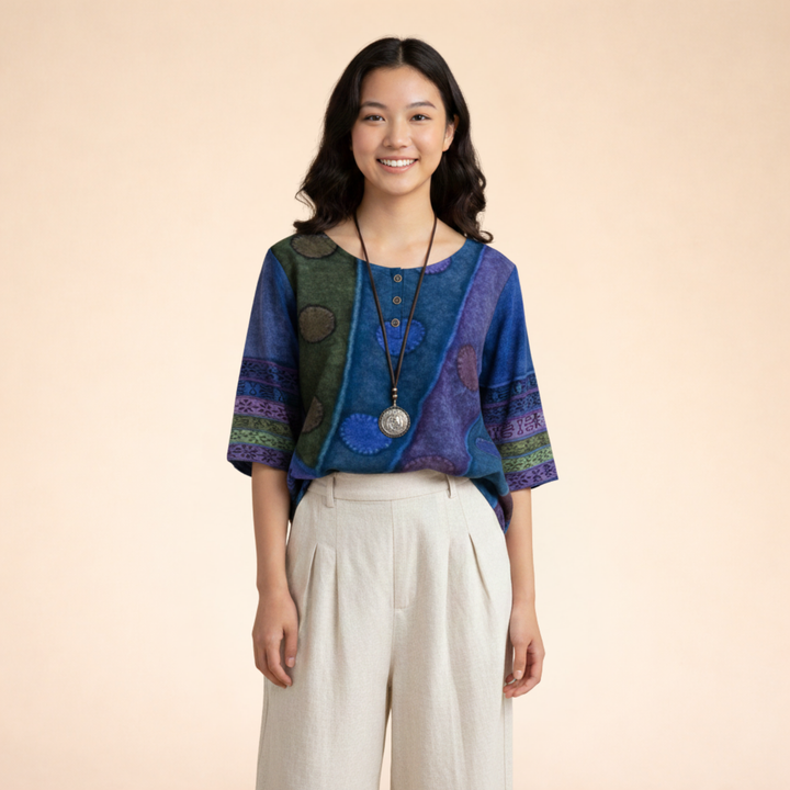 Modern Boho Style Top