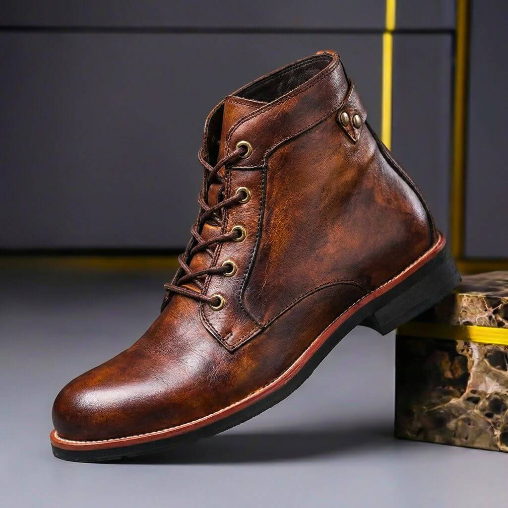 Kevin | Timeless And Premium Polished Leather Boots 0