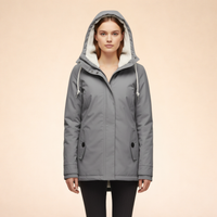 Veste longue d’hiver imperméable