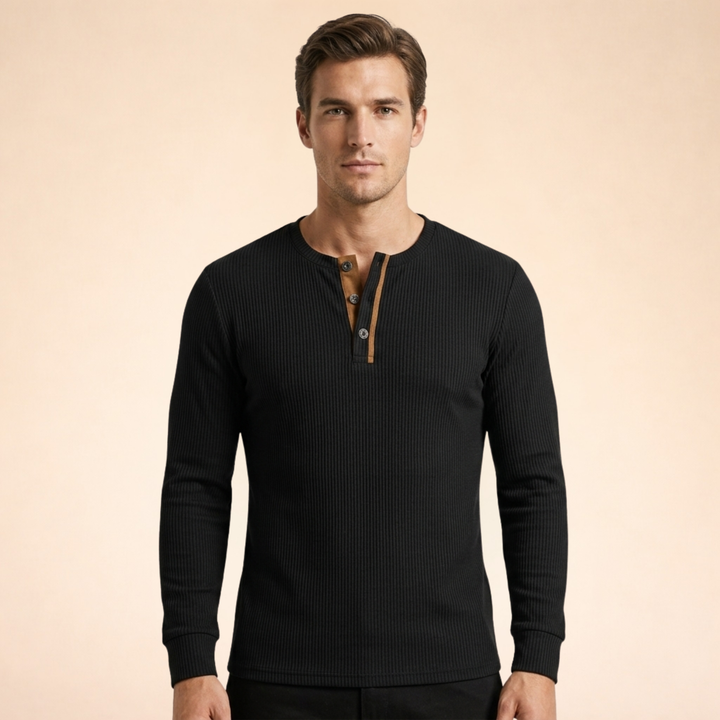 Lewis | Corduroy Long-Sleeve Shirt for Modern Elegance 1