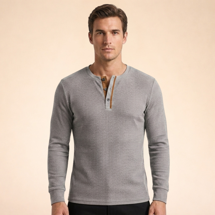 Lewis | Corduroy Long-Sleeve Shirt for Modern Elegance 2