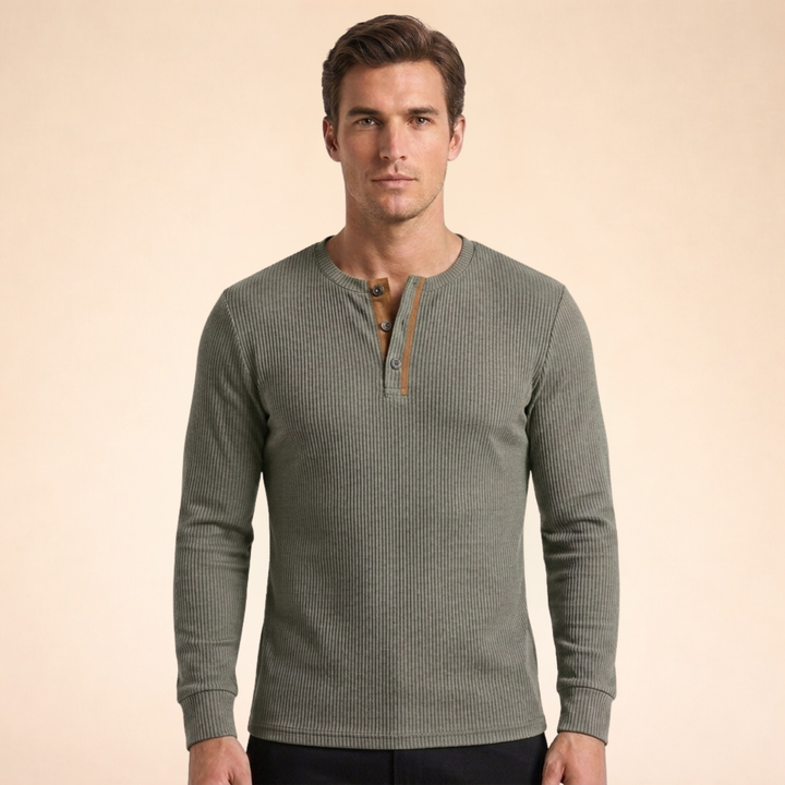 Lewis | Corduroy Long-Sleeve Shirt for Modern Elegance 3