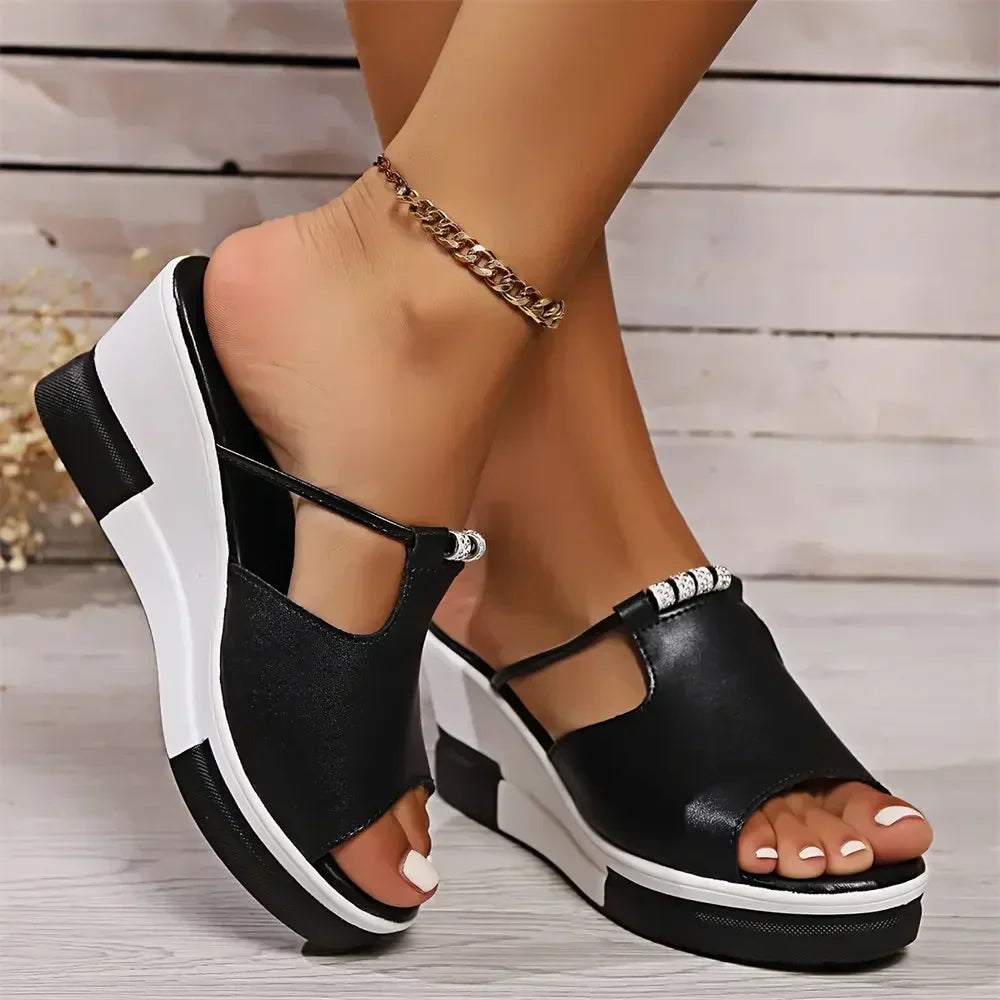 Lily | Elegant Supportive Orthopedic Wedge Sandals 1