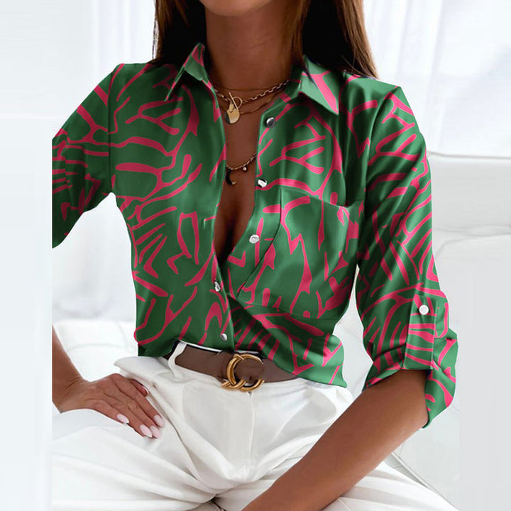 Lisa | Elegant and Sophisticated Turn-Down Collar Shirts 10