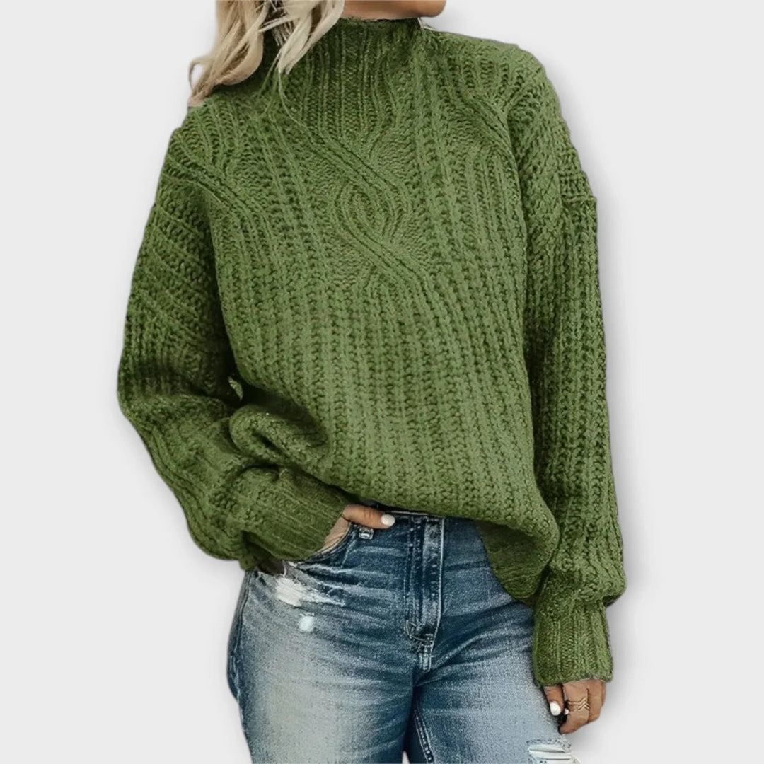 Liv | Modern High-Neck Sweater 1
