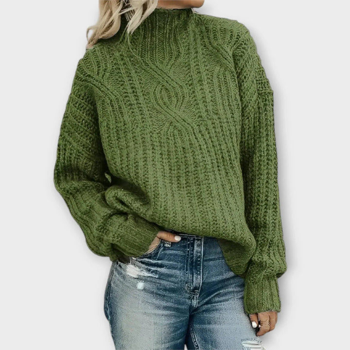 Liv | Modern High-Neck Sweater 1