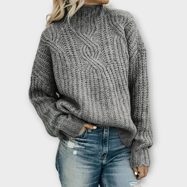 Liv | Modern High-Neck Sweater 2
